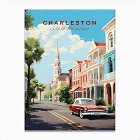 CharlestonTravel Poster Canvas Print