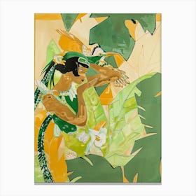 Asian Woman Canvas Print