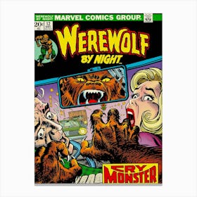 Werewolf By Night Film Movie Canvas Print