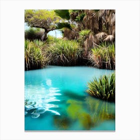 Blue Lagoon 1 Canvas Print