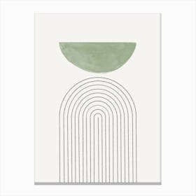 Green Balance Canvas Print