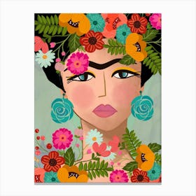 The Garden Of Frida Kahlo Canvas Print