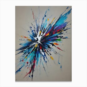 Splatter Painting Canvas Print