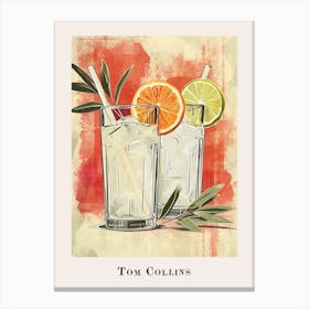 Tom Collins Tile Illustration Canvas Print