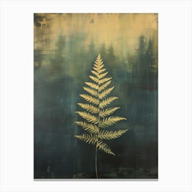 Sensitive Fern Painting 3 Canvas Print