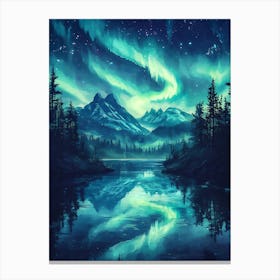 Aurora Borealis 3 Toile