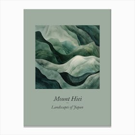 Landscapes Of Japan Mount Hiei 19 Canvas Print
