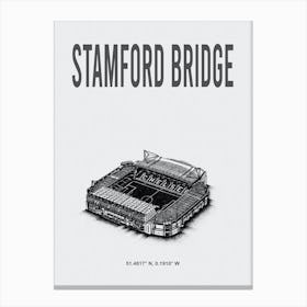 Stamford Bridge Chelsea Fc Stadium Canvas Print