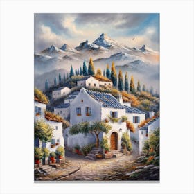 Spanish Village Canvas Print