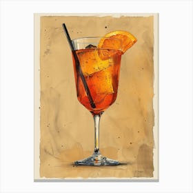 Aperol Spritz Art Print 141 Canvas Print