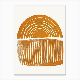 Göttingen Harmony - Minimalist Bauhaus Canvas Print