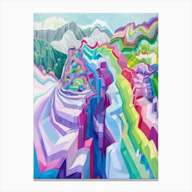 Rainbow Mountain Canvas Print