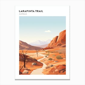 Larapinta Trail Australia 2 Hiking Trail Landscape Poster Canvas Print