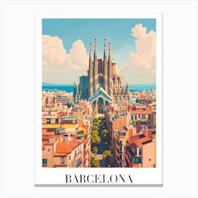 Barcelona Spain Canvas Print