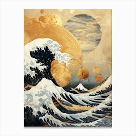Great Wave Off Kanagawa 3 Canvas Print