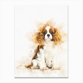 Cavalier King Charles Spaniel Dog Canvas Print