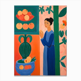 Asian Woman 2 Canvas Print