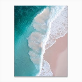 Aerial View Of A Beach 41 Canvas Print