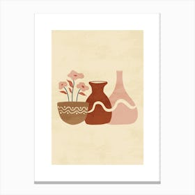 Vases And Pots Canvas Print