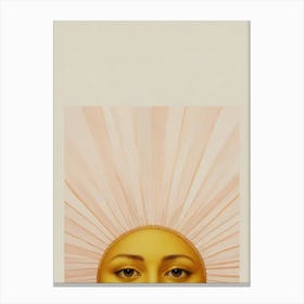 Face Of The Sun Canvas Print