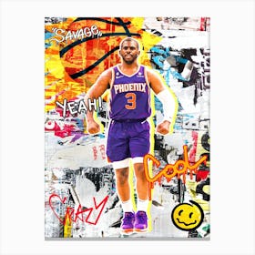 Chris Paul Phoenix Suns 2 1 Canvas Print