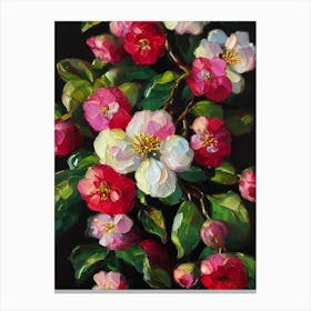 Apple Blossom Still Life Oil Painting Flower Canvas Print