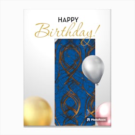 Happy Birthday 1 Canvas Print