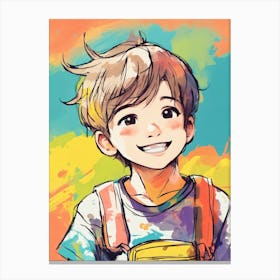 Anime Boy Canvas Print