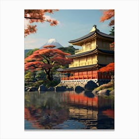 Fukui Pagoda Canvas Print