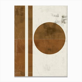 Tegucigalpa Visionary Space Minimalist Bauhaus Canvas Print