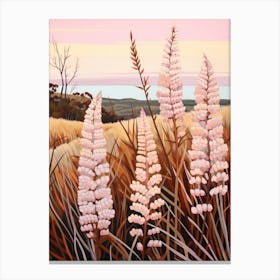 Prairie Clover 1 Flower Painting Canvas Print