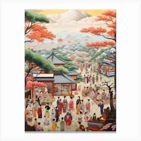 Japanese Festival Matsuri 3 Canvas Print