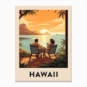 Vintage Travel Poster Hawaii 6 Canvas Print