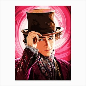 willy wonka movie 4 Canvas Print