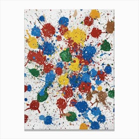 Splatters 8 Canvas Print