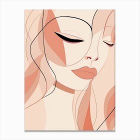 Portrait Of A Woman 4 Canvas Print