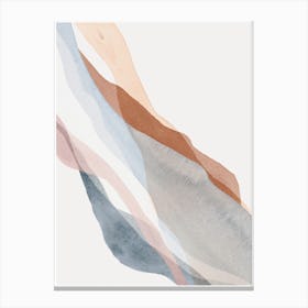 Abstract Pastel Tone Canvas Print