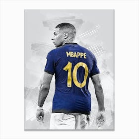 Kylian Mbappé France 2 Canvas Print