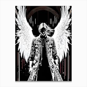 Angel Of Death 1 Canvas Print