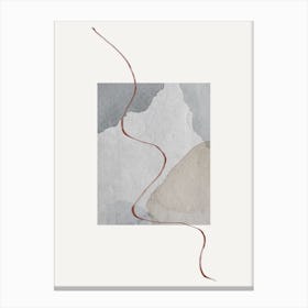 Line In The Sand, Balance Artwork, Zen Canvas Print