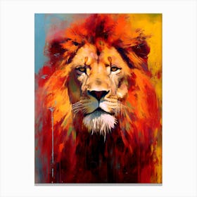 Lion abstract Canvas Print