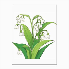 Lily Of The Valley Canvas Print