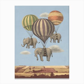 Flight Of The Elephants Option Canvas Print
