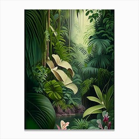 Hidden Paradise 2 Botanical Canvas Print