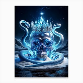 Ice King Serpents Canvas Print