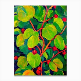 Salal Berry 2 Fruit Vibrant Matisse Inspired Painting Fruit Canvas Print