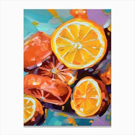 Oranges Oil Painting 2 Canvas Print