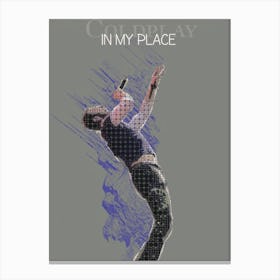In My Place Chris Martin Coldplay Canvas Print
