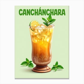 Cuba Canchánchara Cocktail V 01 Canvas Print