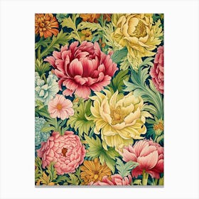 Floral Wallpaper 59 Canvas Print